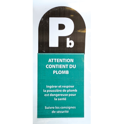 Ruban adhésif marquage plomb 50 mm x 100 M