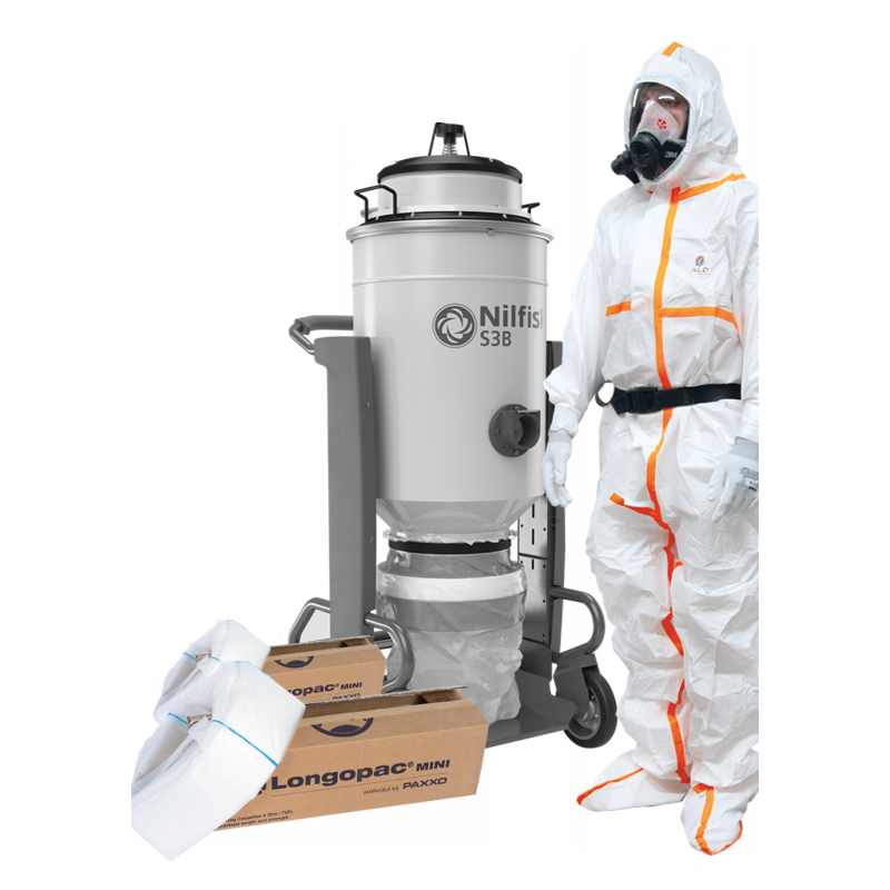pack Aspirateur NILFISK S3B + 2 Longopac + 25 combinaisons hiver