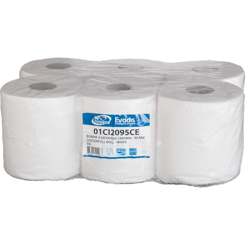 Ouate 450F bobine blanche 18,5 x 20 cm – Essuyage professionnel