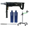 Lot Carotteuse Portative à percussion + 2 couronnes Ø152 + guide + bâti