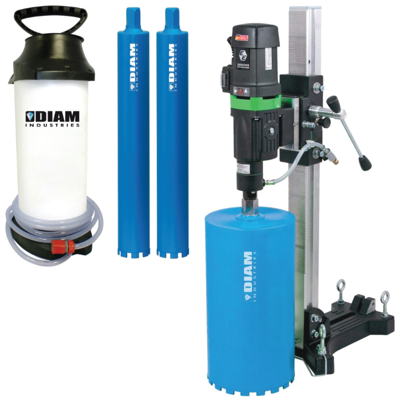 Lot Carotteuse EBM250/2RP + 2 couronnes Ø200 + pulvérisateur Lot Carotteuse EBM250/2RP + 2 couronnes Ø200 + pulvérisateur