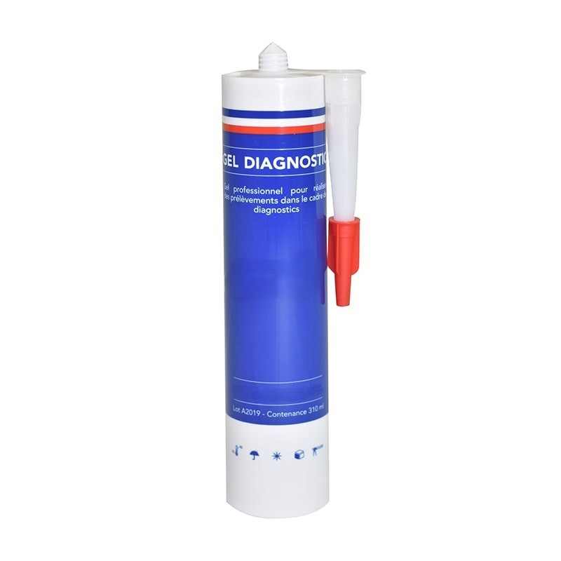 Cartouche de gel, de 310 ml, pour prélèvement d'échantillons.