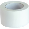 Ruban adhésif blanc armé 75 mm rouleau robuste pour coller, sceller et sécuriser vos chantiers de désamiantage. ALD Équipement.