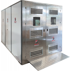 SAS matériel amiante ALU extra large 3 compartiments – Conforme INRS c