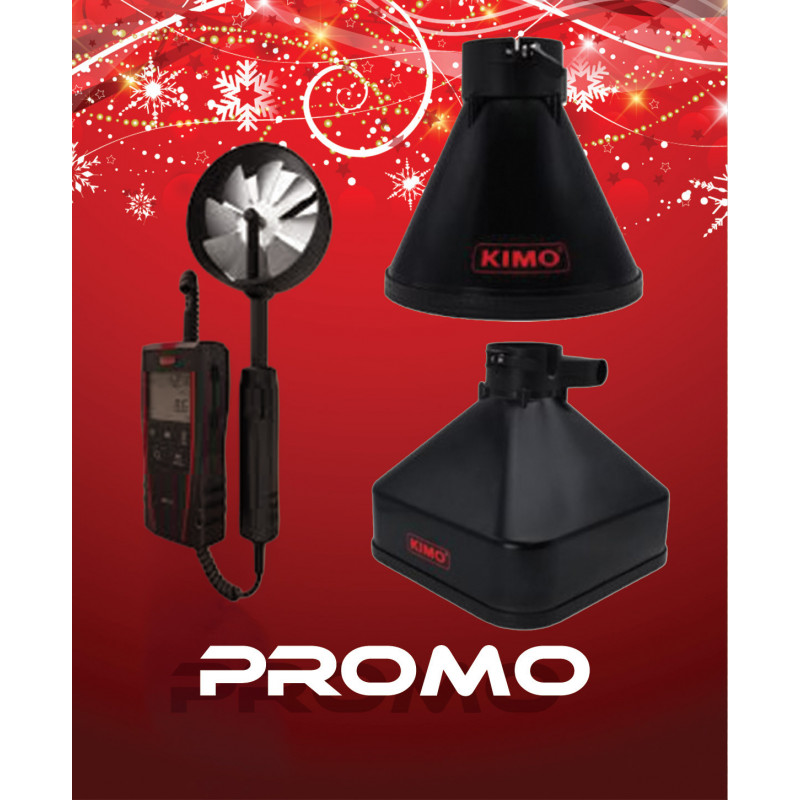 KIT ANEMOMETRE A HELICE + CONES ø 260MM KIMO