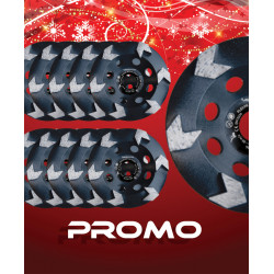 lot 10 + 1 Plateaux Diam. Ø125 AHEROS Flèche Bétons/Epoxy