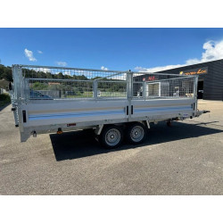 REMORQUE PLATEAU BUGGY / QUAD / ESPACES VERTS - ALD Équipement