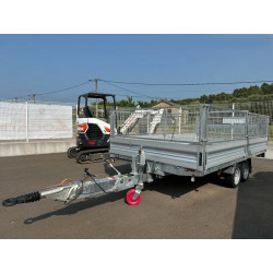 REMORQUE PLATEAU BUGGY / QUAD / ESPACES VERTS - ALD Équipement