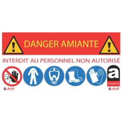 Panneau "INTERDIT AU PERSONNEL"