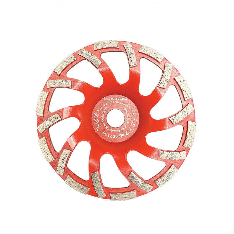 Plateau Ø180 AHEROS REDMAX | Ponçage Bétons & Chapes – Pro BTP