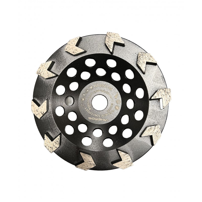 Plateau Diam. Ø180 AHEROS Flèche Bétons/Epoxy