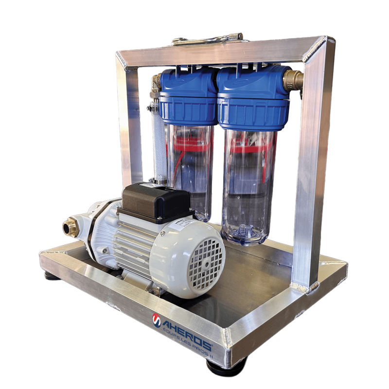 Unité de filtration eau UF AHEROS WATERDROP – Décontamination amiante chantier
