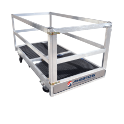 Chariot transport SAS matériel AHEROS | Décontamination amiante