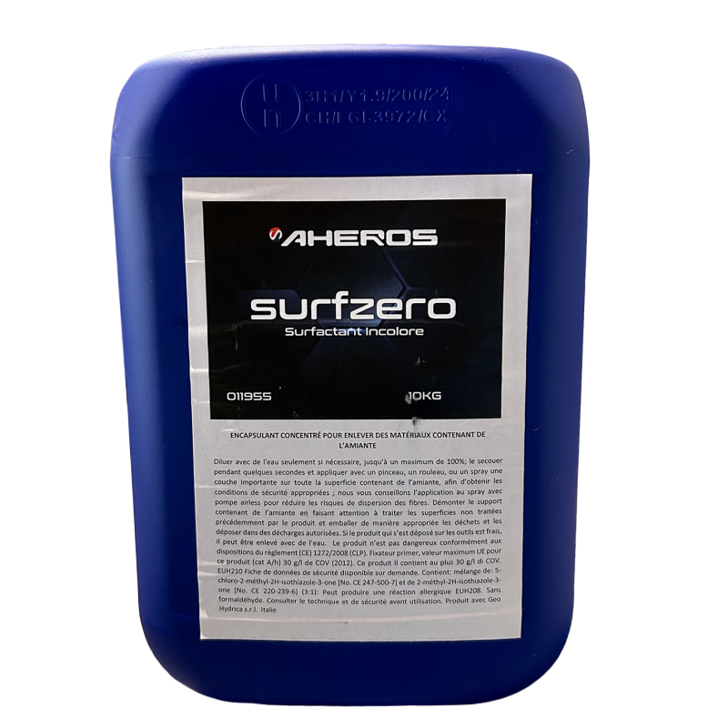 Surfactant Transparent Amiante et Plomb AHEROZERO 10L | ALD