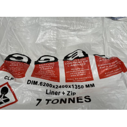 Body Zip 7T Amiante 4 enveloppes | Big Bag ADR désamiantage