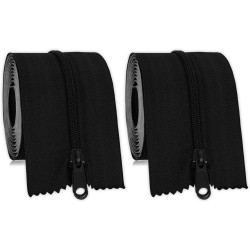 ZIP FILM Lot de 2 Fermetures Éclair Adhésives 2,10 m pour Confinement Chantier