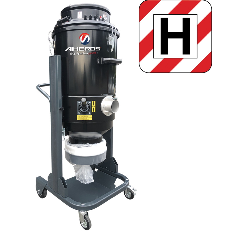 AHEROS R3 Longopac – Aspirateur Classe H Amiante et Plomb