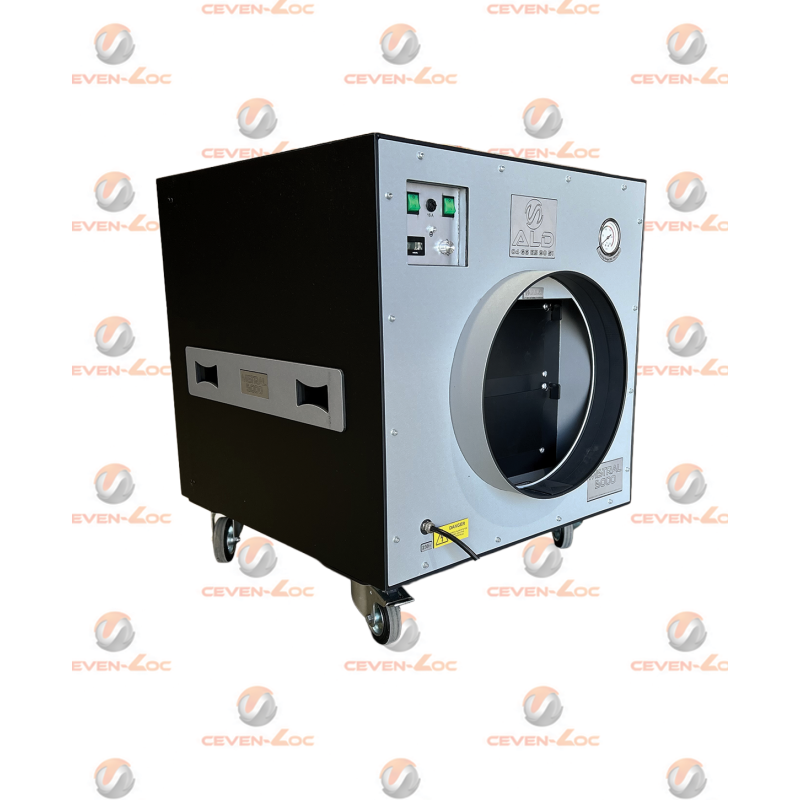 Location extracteur d’air 2 500 m³/h pour chantier amiante