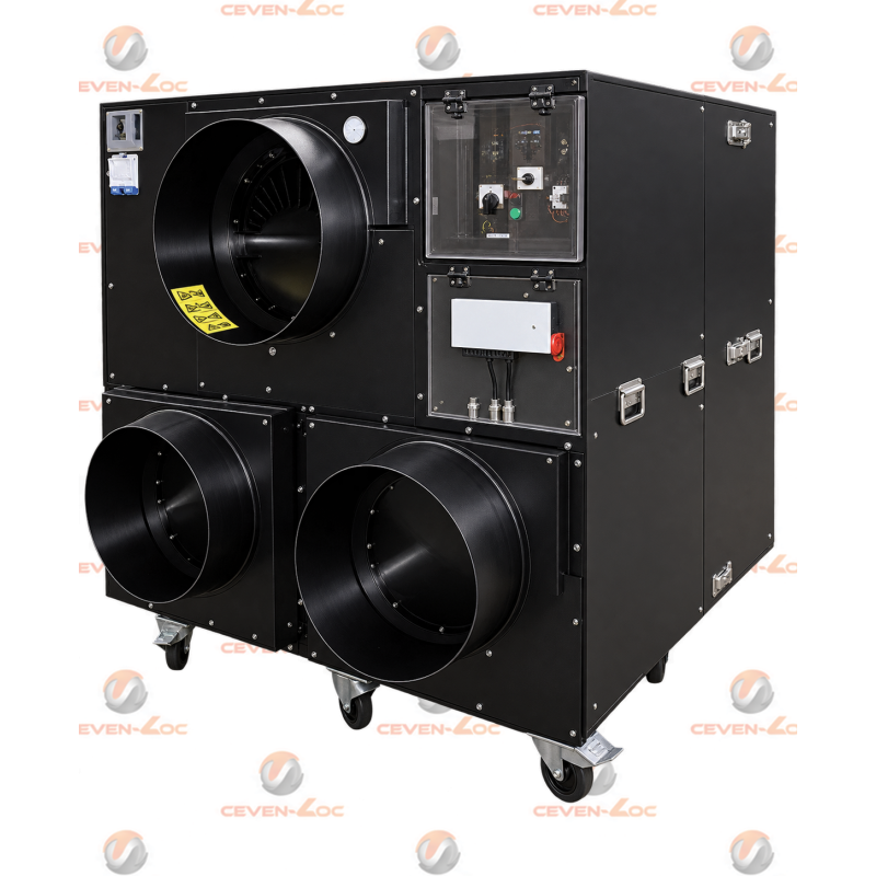 Location extracteur d’air 30 000 m³/h pour grand confinement