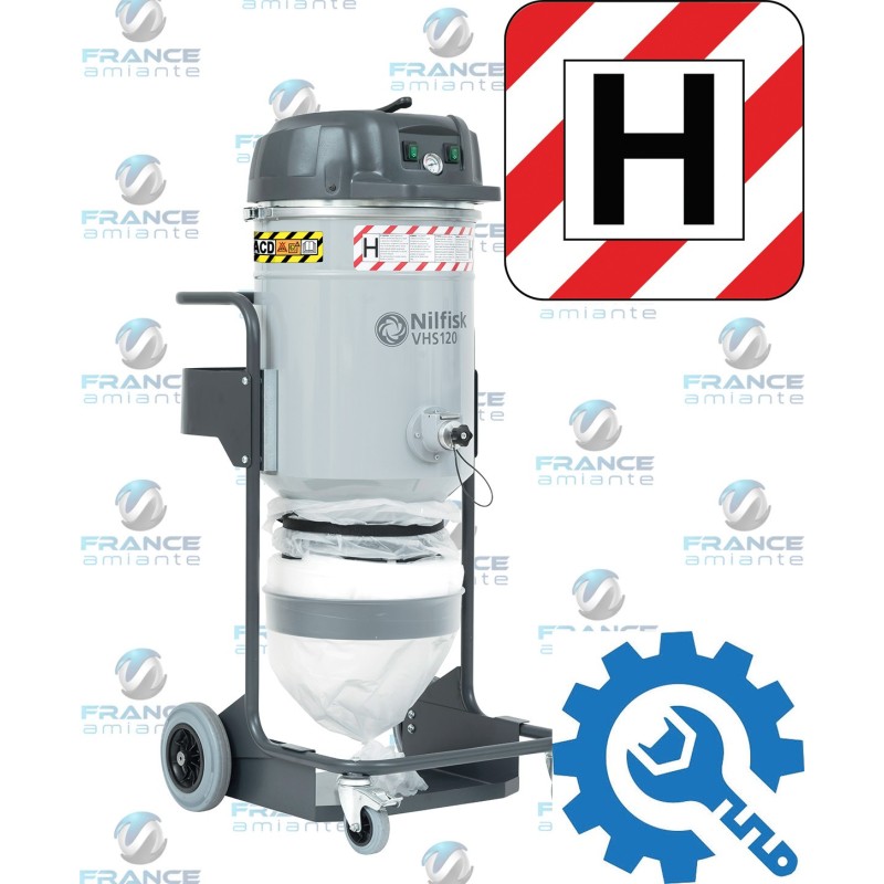 ASPIRATEUR 2 MOTEURS AVEC SYSTEME LONGOPAC - Contrôle DOP ET VDE