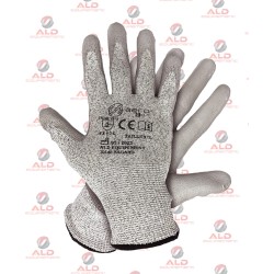 Gants anti-coupure AHEROS AEROCUT gris avec paume enduite PU – Lot de 120 paires