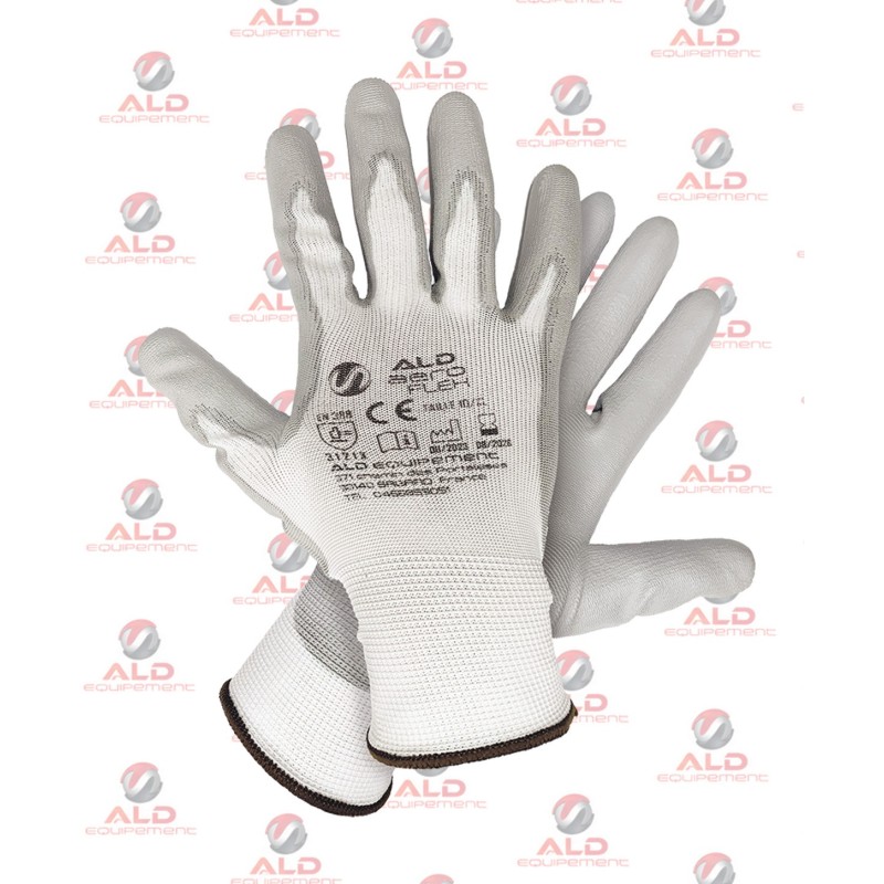 Lot 720 paires gants AHEROS AEROFLEX blancs – Manutention fine et achat en gros