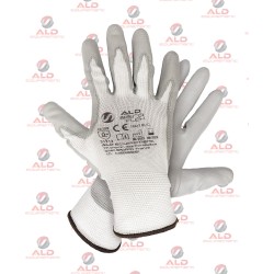 Lot de 12 paires de gants AHEROS AEROFLEX blancs – Manutention fine et précision