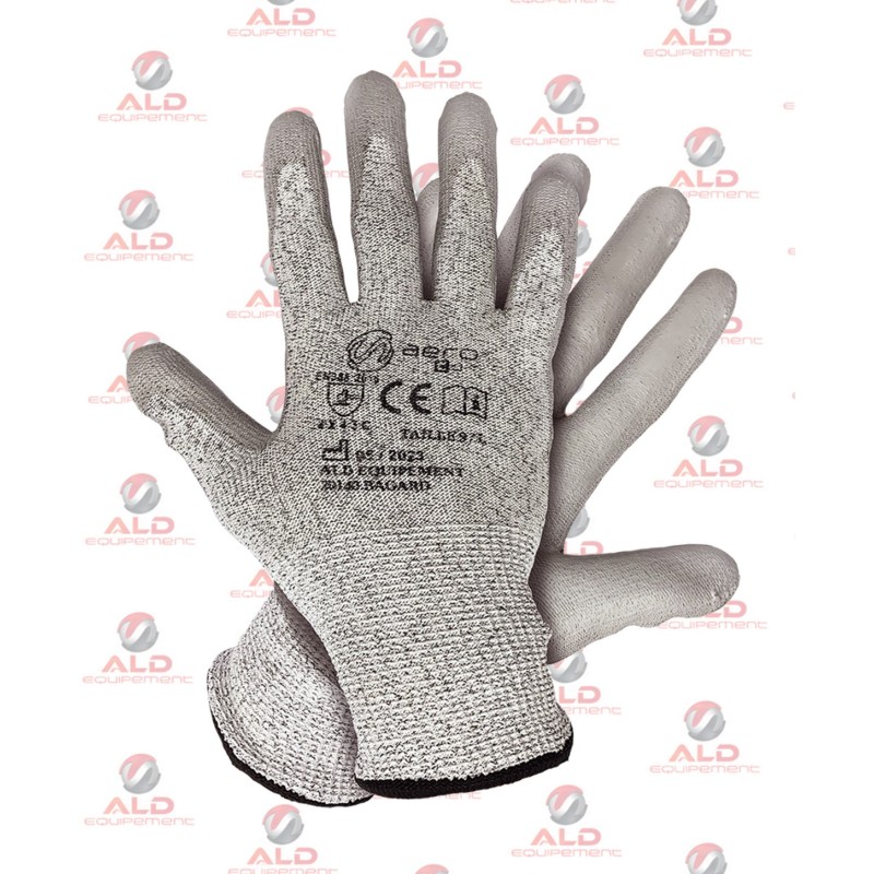 12 paires de gants anti-coupure AHEROS AEROCUT – Manutention et BTP