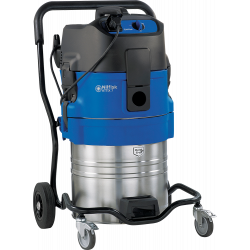 Aspirateur NILFISK ATTIX 751 61,modèle de type "pompier" conçu pour l'aspiration de liquides et les situations d'inondation.