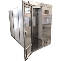 SAS de décontamination amiante AHEROS® Unité alu 1,35 m chantier SS3