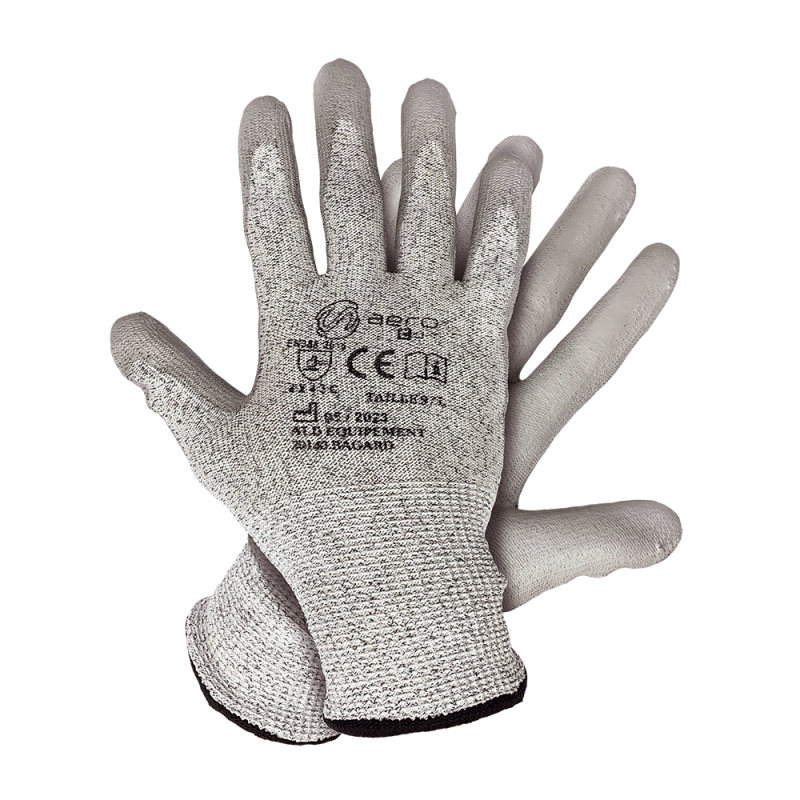 120 Gants anti-coupure AEROCUT, normés EN388, idéale pour travaux de désamiantage, manutention et chantier ALD Équipement