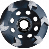 Ø125 AHEROS segments flèche – Béton, chape et époxy