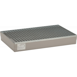 Bac de rétention PFV 150 L avec caillebotis – Pour UCF et chantier amiante