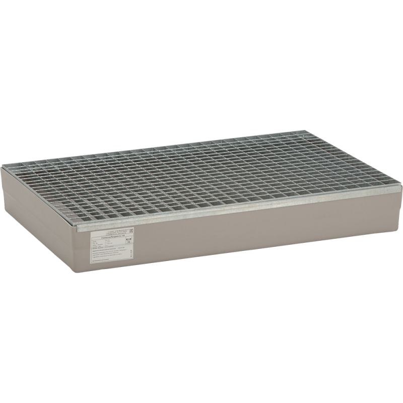 Bac de rétention PFV 150 L avec caillebotis – Pour UCF et chantier amiante