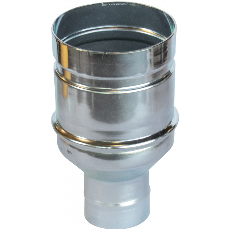 Manchon en acier Ø 80/50 mm pour aspirateur.