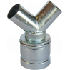 Découvrez le raccord Y en acier  Ø80/50 mm pour aspirateur
