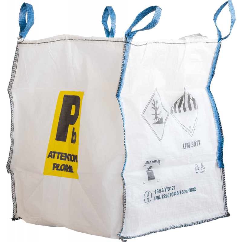 Big bag déchets plomb pour chantier désamiantage