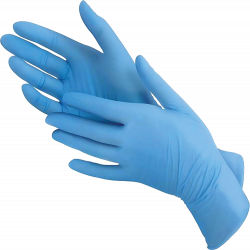Gants Nitrile non poudrés  300 mm