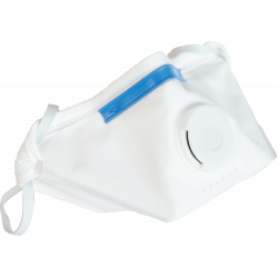 Masque FFP3 pliable avec valve – Protection amiante et poussières chan
