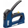 Agrafeuse manuelle. Chargeur double pour agrafes fil plat.