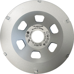 5x Plateaux Diam. Ø125 AHEROS PC Colle/résine